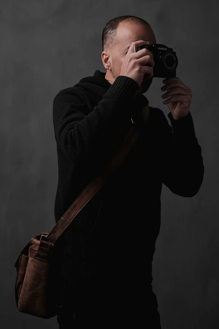 Darren Pellegrino in his Boston studio